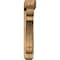 Ekena Millwork Olympic Craftsman Rough Sawn Bracket w/ Offset Brace, Western Red Cedar, 6"W x 34"D x 34"H BKT0604X34X34OLY04RWR - alternate 2